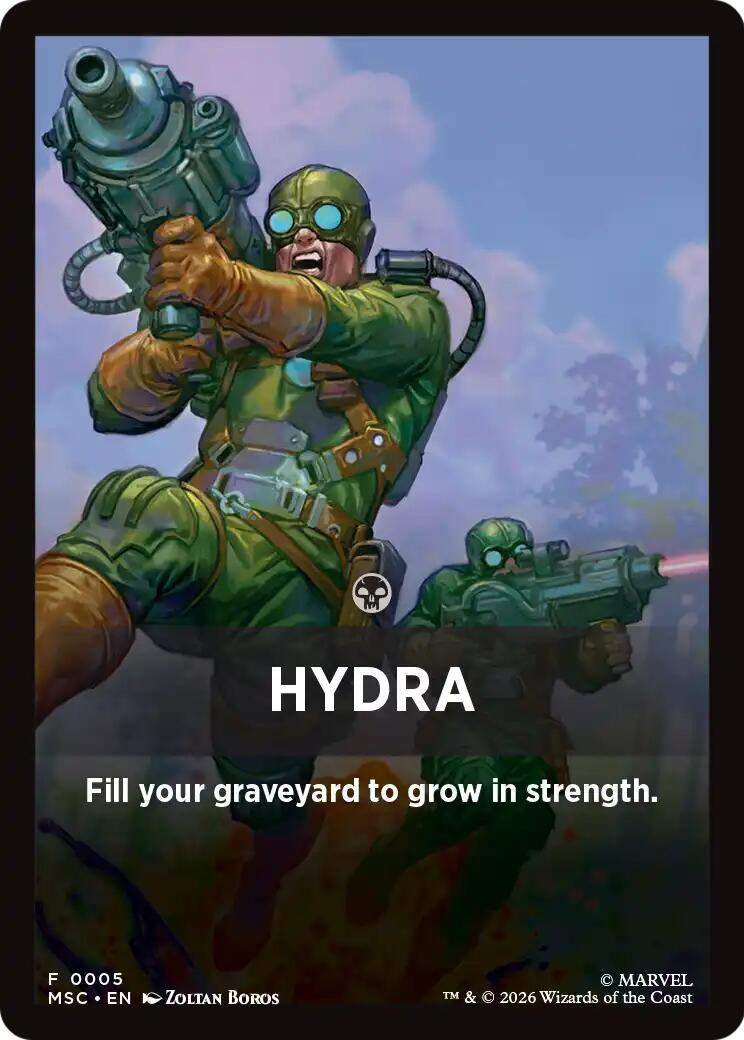Hydra Theme Card (0005) [Marvel Super Heroes Commander] | Boutique FDB TCG
