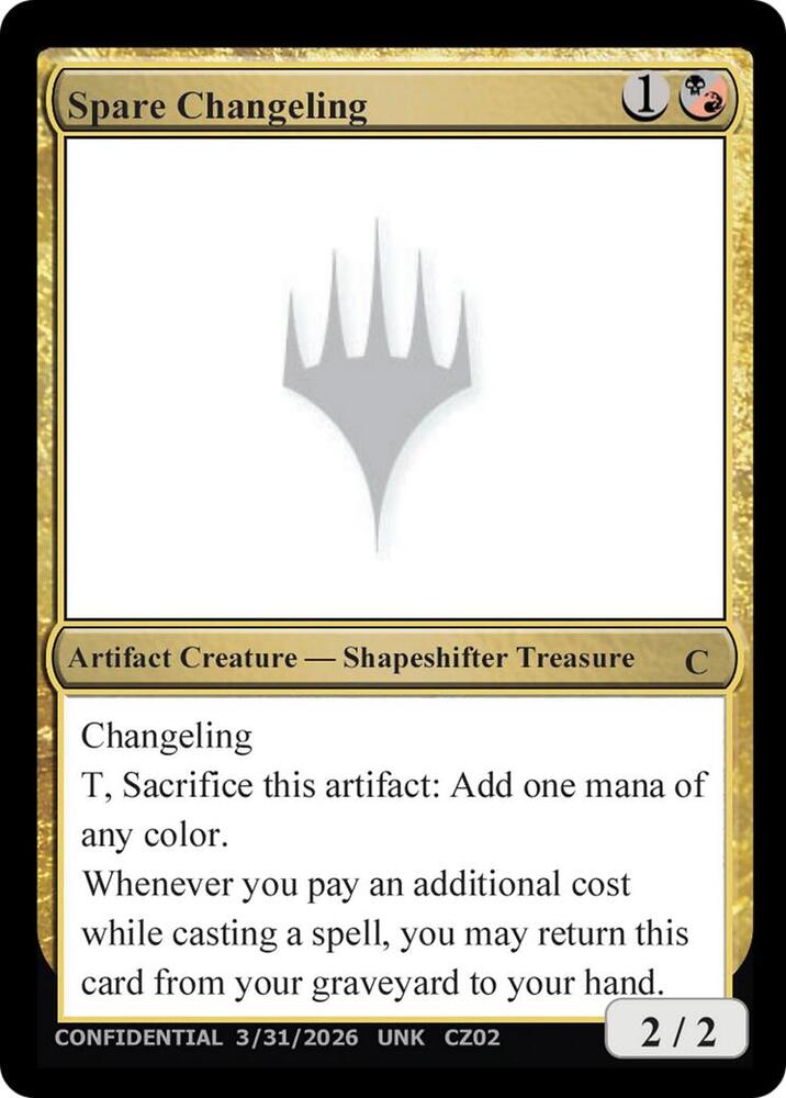 Spare Changeling [Un-Known Event Playtest Cards] | Boutique FDB TCG