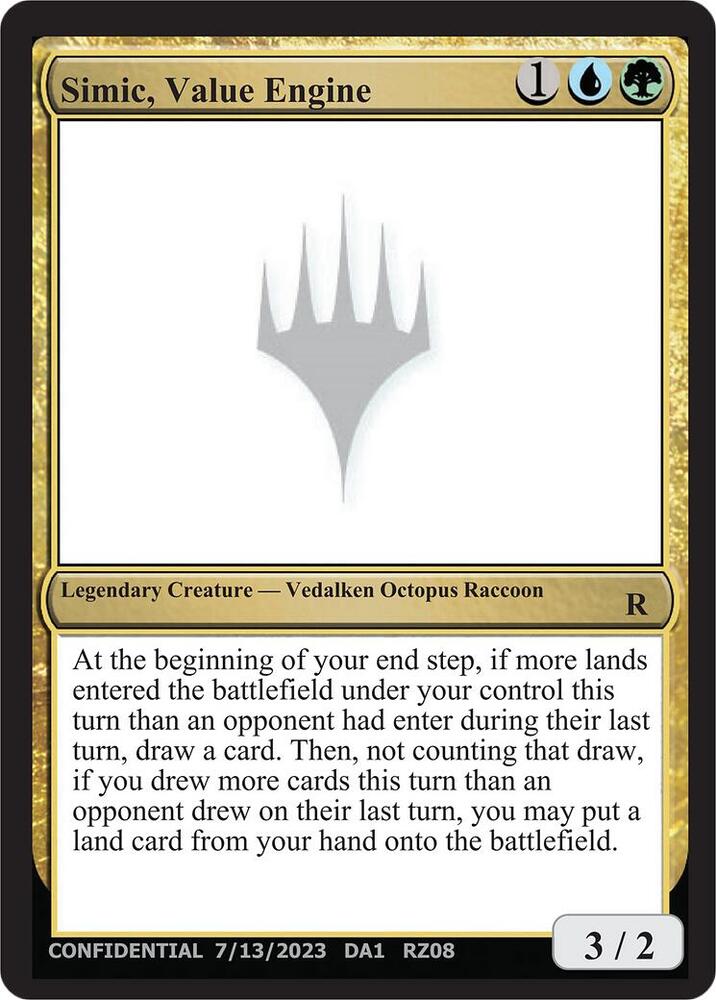 Simic Value Engine [Un-Known Event Playtest Cards] | Boutique FDB TCG