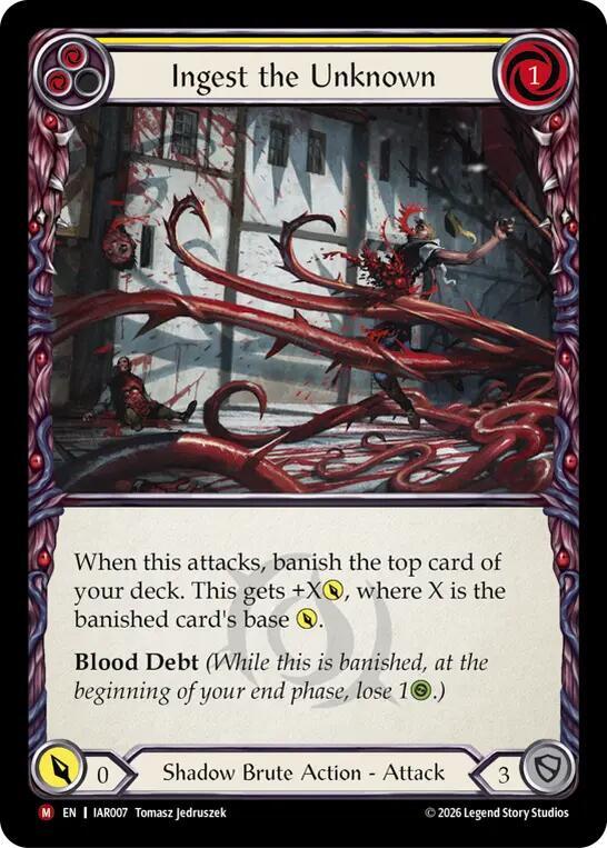 Ingest the Unknown (IAR007) [Usurp the Shadow Throne] | Boutique FDB TCG