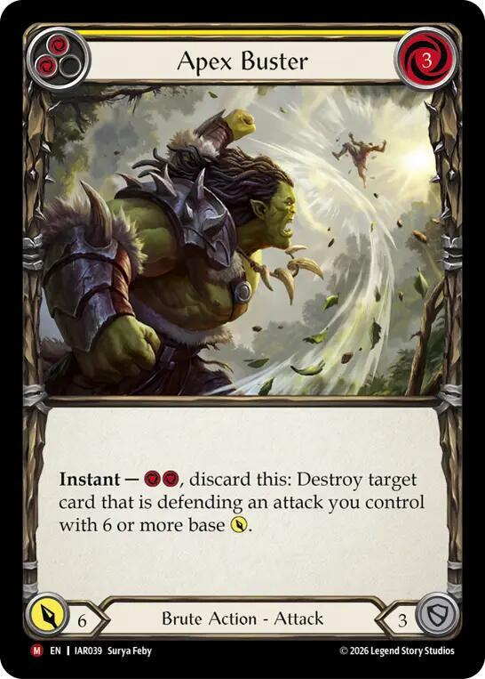 Apex Buster (IAR039) [Usurp the Shadow Throne] | Boutique FDB TCG