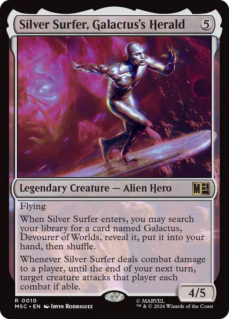 Silver Surfer, Galactus's Herald [Marvel Super Heroes Commander] | Boutique FDB TCG