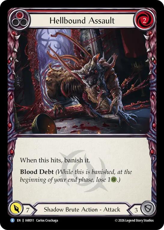 Hellbound Assault (Red) (IAR011) [Usurp the Shadow Throne] | Boutique FDB TCG
