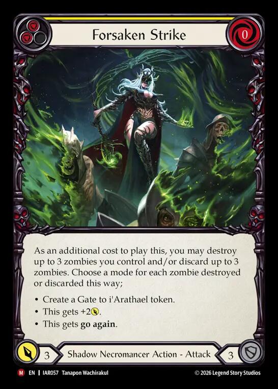 Forsaken Strike (IAR057) [Usurp the Shadow Throne] | Boutique FDB TCG