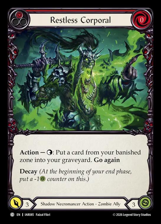 Restless Corporal (IAR085) [Usurp the Shadow Throne] | Boutique FDB TCG