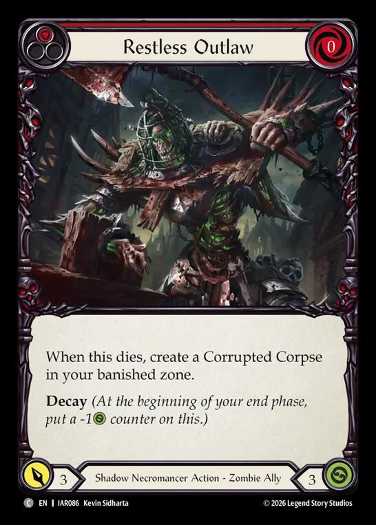Restless Outlaw (IAR086) [Usurp the Shadow Throne] | Boutique FDB TCG