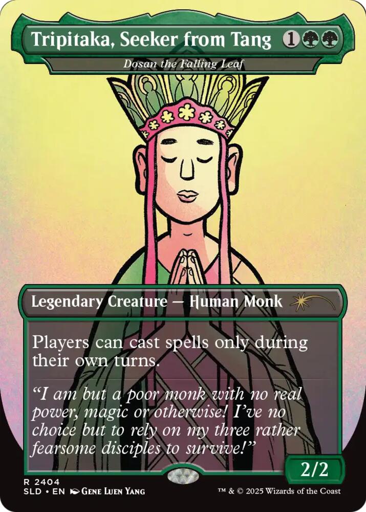 Tripitaka, Seeker from Tang - Dosan the Falling Leaf (2404) [Secret Lair Drop] | Boutique FDB TCG