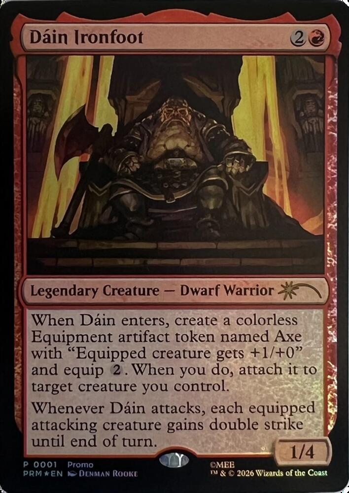 Dain Ironfoot (1) [Media Promos] | Boutique FDB TCG