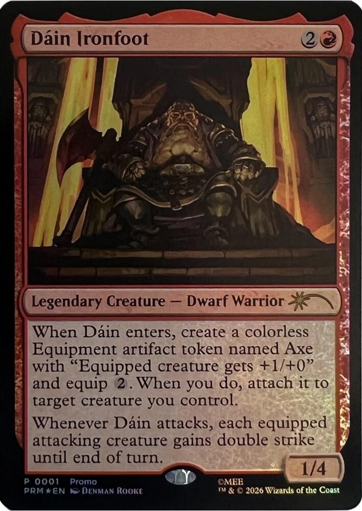 Dain Ironfoot (1) [Media Promos] | Boutique FDB TCG