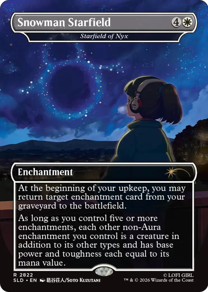 Snowman Starfield - Starfield of Nyx (2822) [Secret Lair Drop] | Boutique FDB TCG