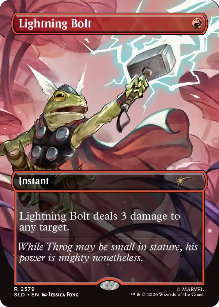 Lightning Bolt (2579) [Secret Lair Drop] | Boutique FDB TCG