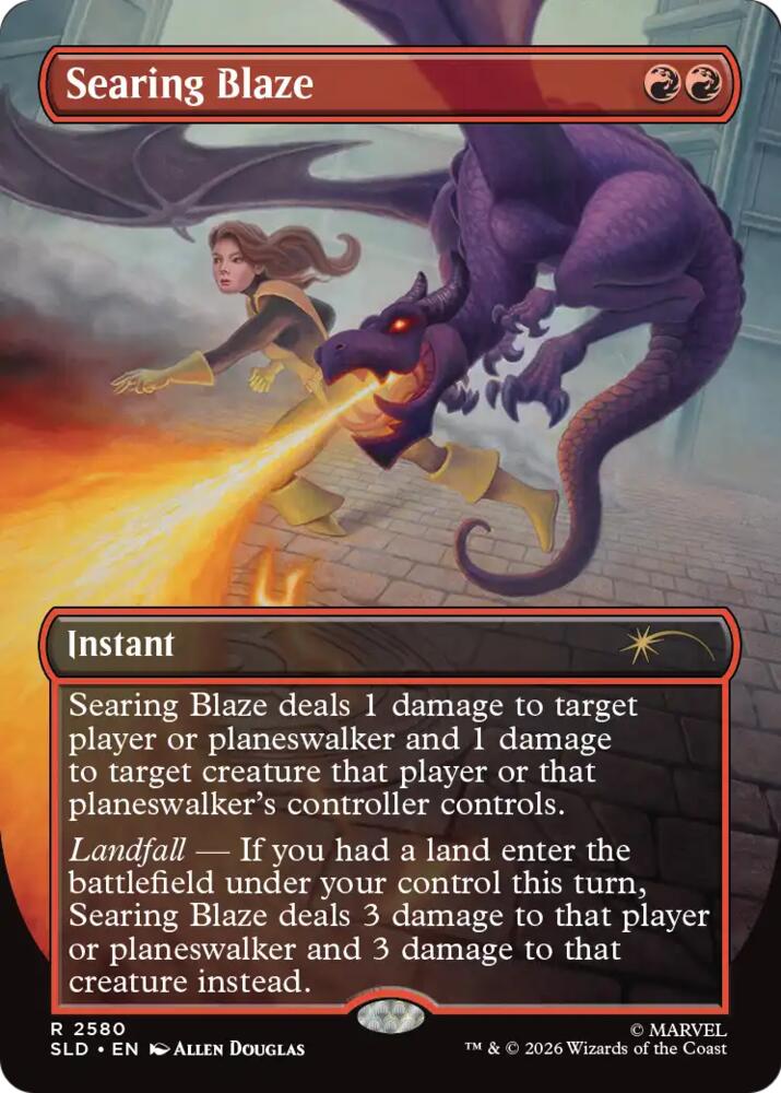 Searing Blaze (2580) [Secret Lair Drop] | Boutique FDB TCG