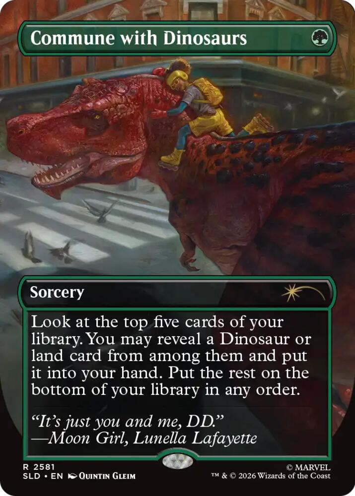 Commune with Dinosaurs (2581) [Secret Lair Drop] | Boutique FDB TCG