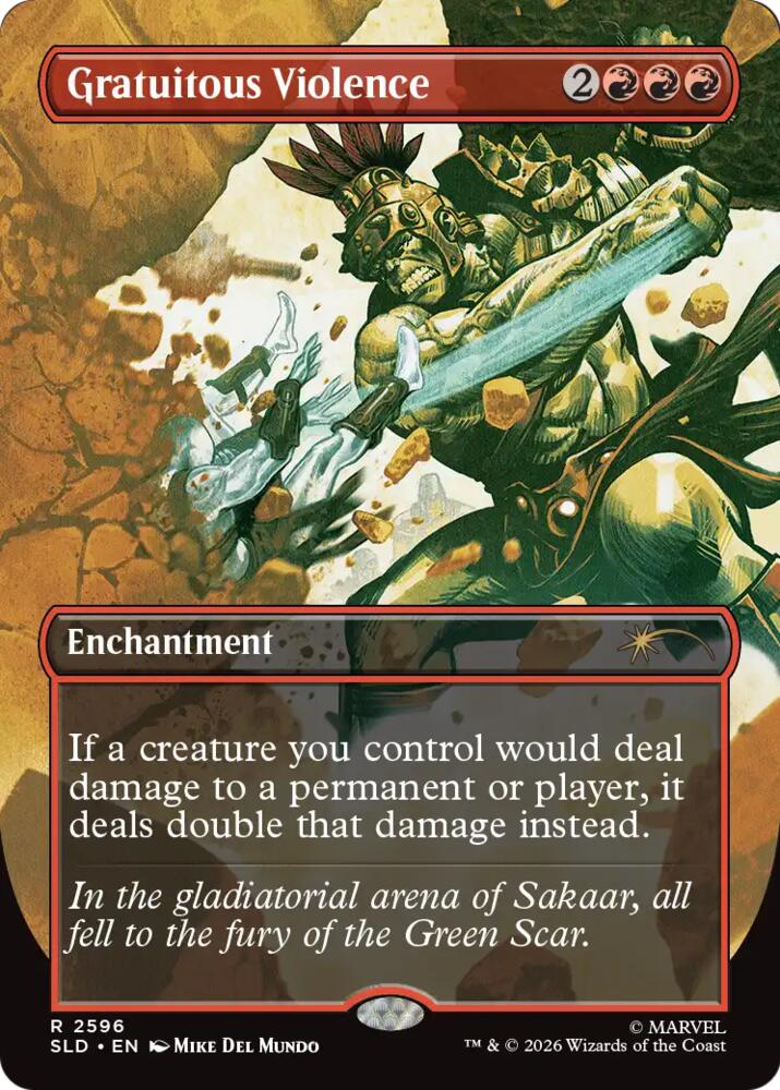 Gratuitous Violence (2596) [Secret Lair Drop] | Boutique FDB TCG