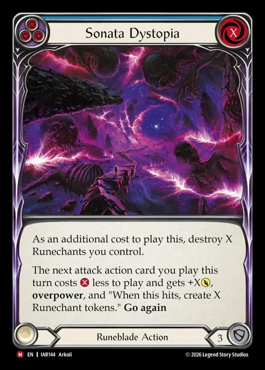 Sonata Dystopia (IAR144) [Usurp the Shadow Throne] | Boutique FDB TCG