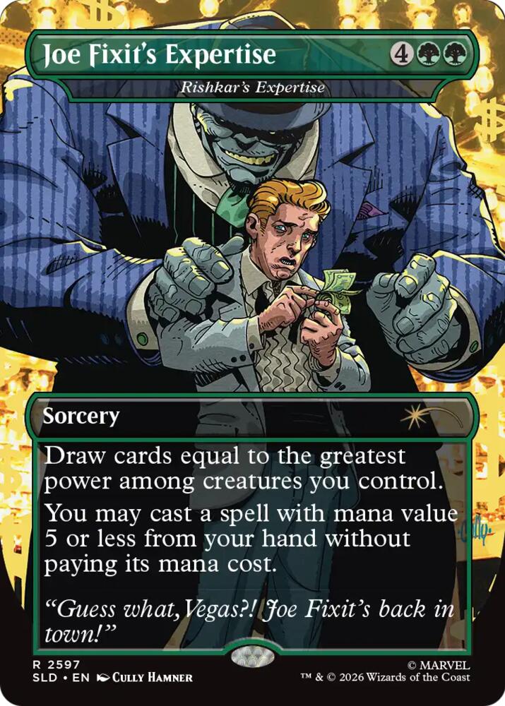 Joe Fixit's Expertise - Rishkar's Expertise (2597) [Secret Lair Drop] | Boutique FDB TCG