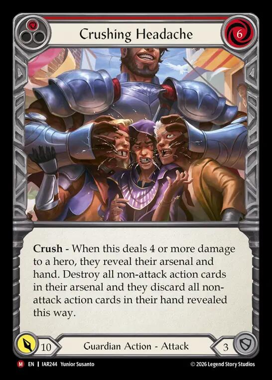 Crushing Headache (IAR244) [Usurp the Shadow Throne] | Boutique FDB TCG