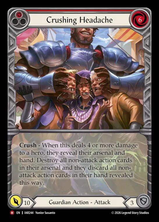 Crushing Headache (Extended Art) (IAR244) [Usurp the Shadow Throne] | Boutique FDB TCG