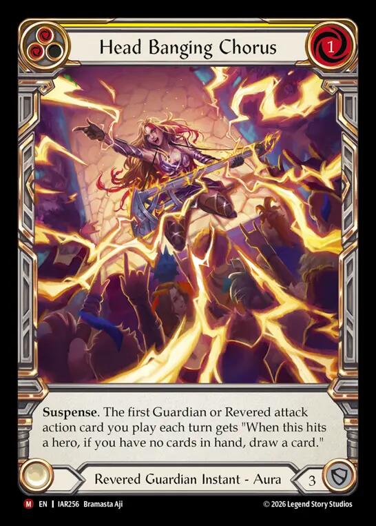 Head Banging Chorus (Extended Art) (IAR256) [Usurp the Shadow Throne] | Boutique FDB TCG