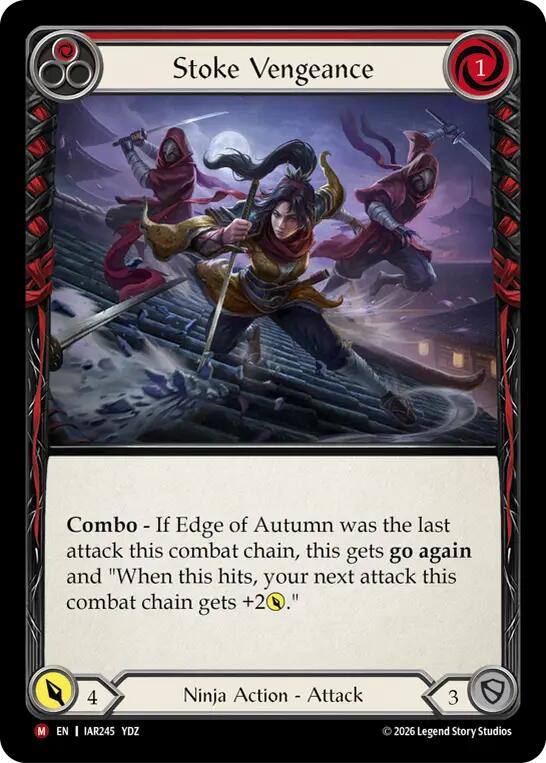 Stoke Vengeance (IAR245) [Usurp the Shadow Throne] | Boutique FDB TCG