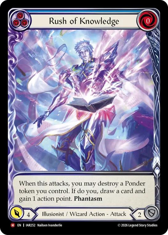 Rush of Knowledge (Extended Art) (IAR252) [Usurp the Shadow Throne] | Boutique FDB TCG