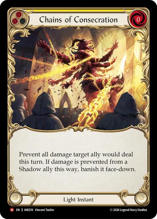 Chains of Consecration (IAR259) [Usurp the Shadow Throne] | Boutique FDB TCG