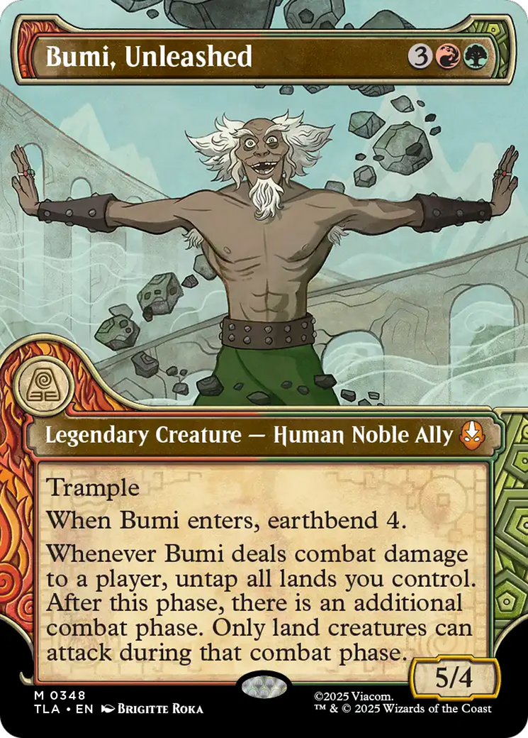 Bumi, Unleashed (Showcase) [Avatar: The Last Airbender] | Boutique FDB TCG
