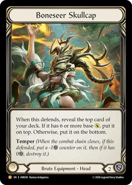 Boneseer Skullcap (IAR038) [Usurp the Shadow Throne] | Boutique FDB TCG