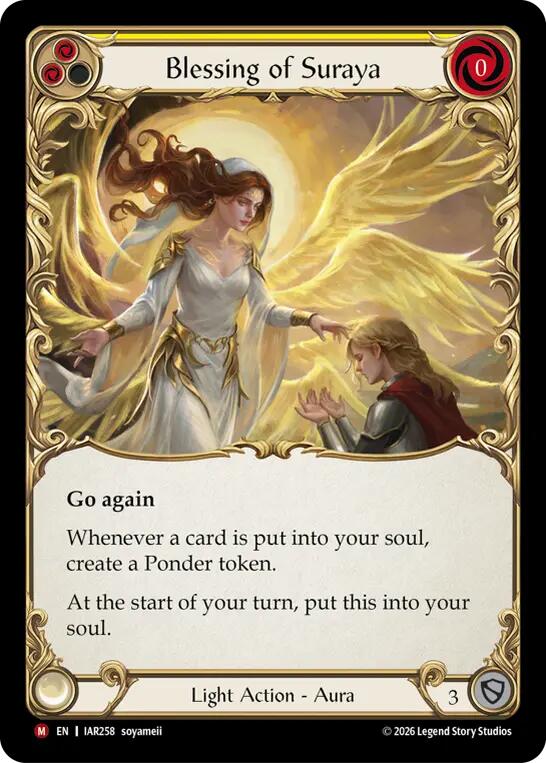 Blessing of Suraya (IAR258) [Usurp the Shadow Throne] | Boutique FDB TCG