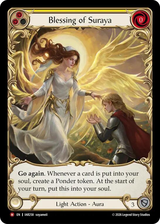 Blessing of Suraya (Extended Art) (IAR258) [Usurp the Shadow Throne] | Boutique FDB TCG