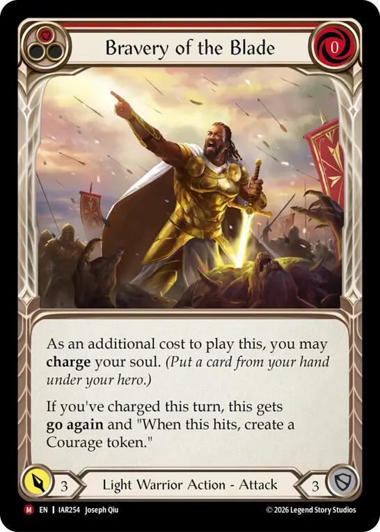 Bravery of the Blade (IAR254) [Usurp the Shadow Throne] | Boutique FDB TCG