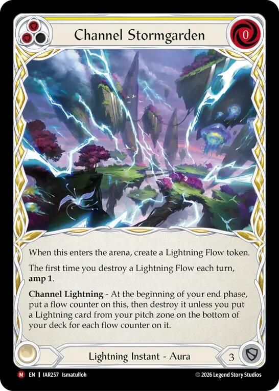 Channel Stormgarden (IAR257) [Usurp the Shadow Throne] | Boutique FDB TCG