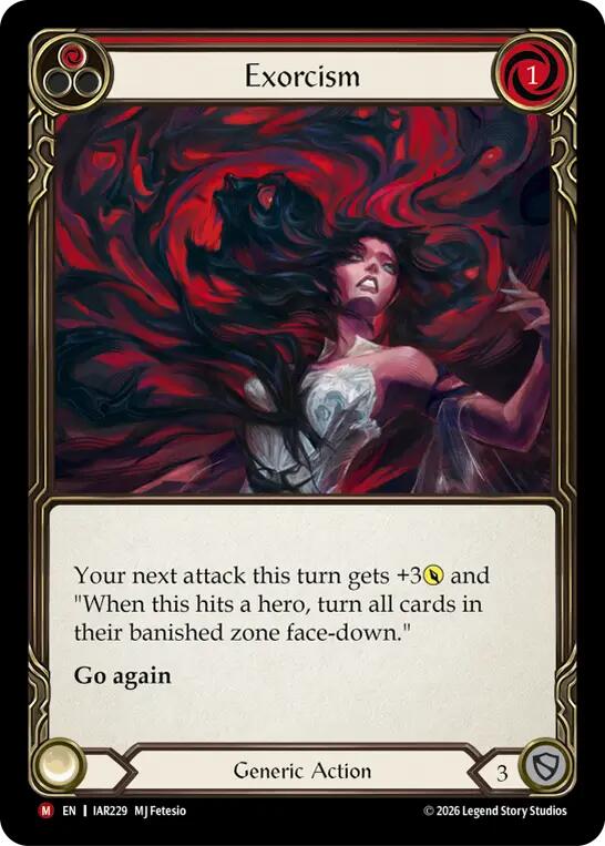 Exorcism (IAR229) [Usurp the Shadow Throne] | Boutique FDB TCG