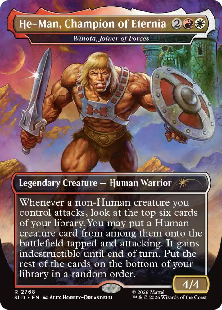 He-Man, Champion of Eternia - Winota, Joiner of Forces (2768) [Secret Lair Drop] | Boutique FDB TCG
