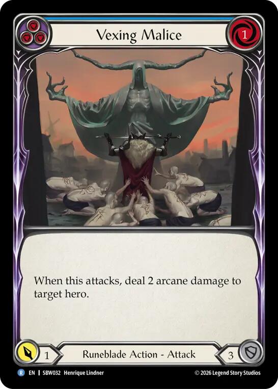 Vexing Malice (SBW032) [Silver Age: Usurp the Shadow Throne] | Boutique FDB TCG