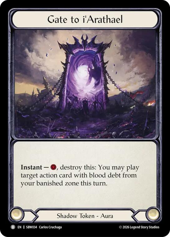 Gate to i'Arathael (SBW034) [Silver Age: Usurp the Shadow Throne] | Boutique FDB TCG