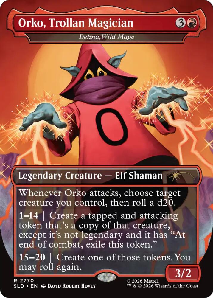 Orko, Trollan Magician - Delina, Wild Mage (2770) [Secret Lair Drop] | Boutique FDB TCG