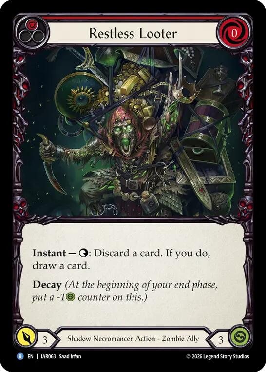 Restless Looter (IAR063) [Usurp the Shadow Throne] | Boutique FDB TCG