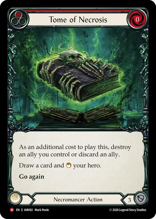 Tome of Necrosis (IAR092) [Usurp the Shadow Throne] | Boutique FDB TCG