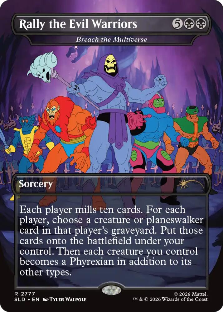 Rally the Evil Warriors - Breach the Multiverse (2777) [Secret Lair Drop] | Boutique FDB TCG