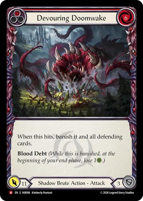 Devouring Doomwake (IAR006) [Usurp the Shadow Throne] | Boutique FDB TCG
