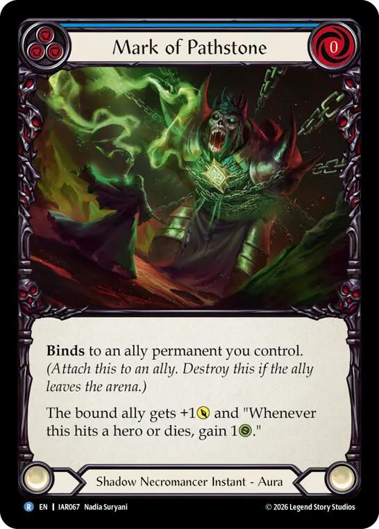 Mark of Pathstone (IAR067) [Usurp the Shadow Throne] | Boutique FDB TCG