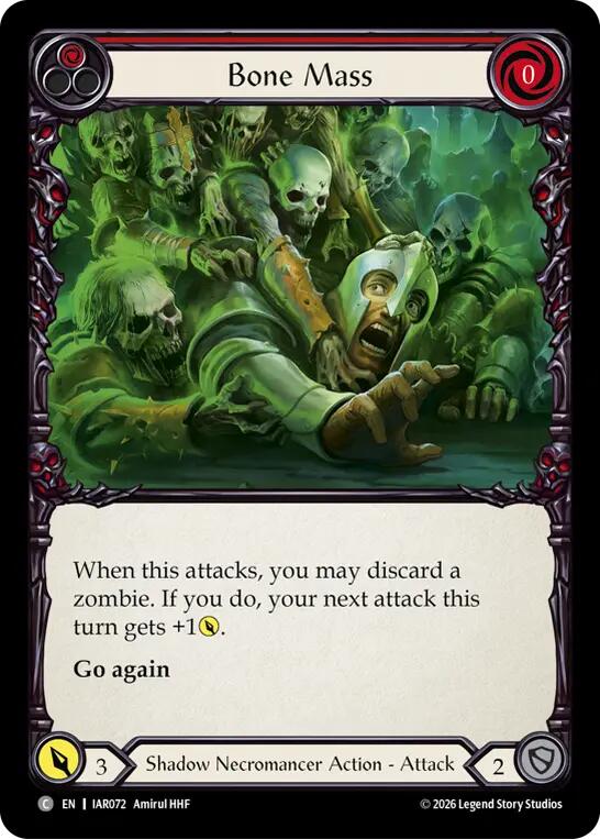 Bone Mass (Red) (IAR072) [Usurp the Shadow Throne] | Boutique FDB TCG