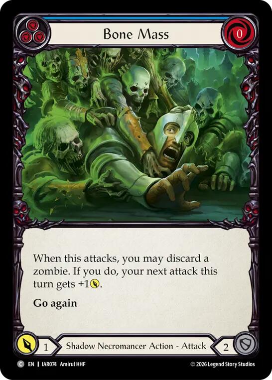 Bone Mass (Blue) (IAR074) [Usurp the Shadow Throne] | Boutique FDB TCG