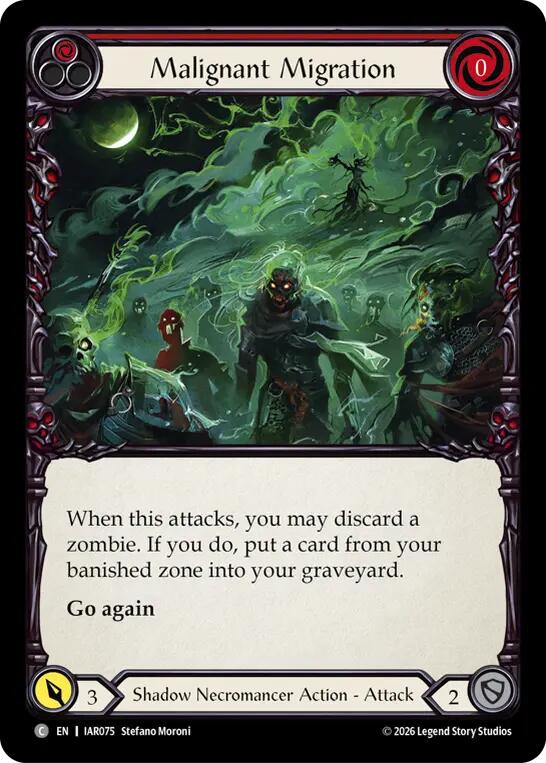 Malignant Migration (Red) (IAR075) [Usurp the Shadow Throne] | Boutique FDB TCG
