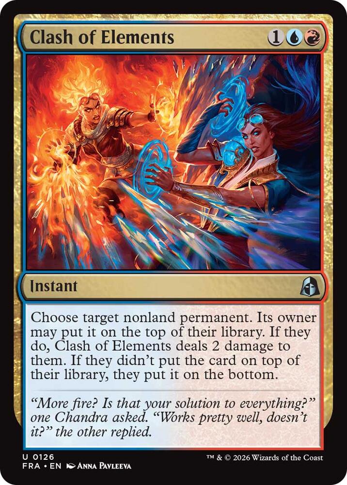 Clash of Elements (126) [Reality Fracture] | Boutique FDB TCG