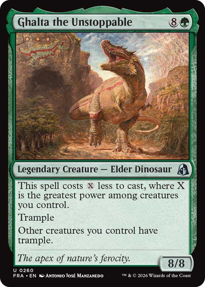 Ghalta the Unstoppable (260) [Reality Fracture] | Boutique FDB TCG