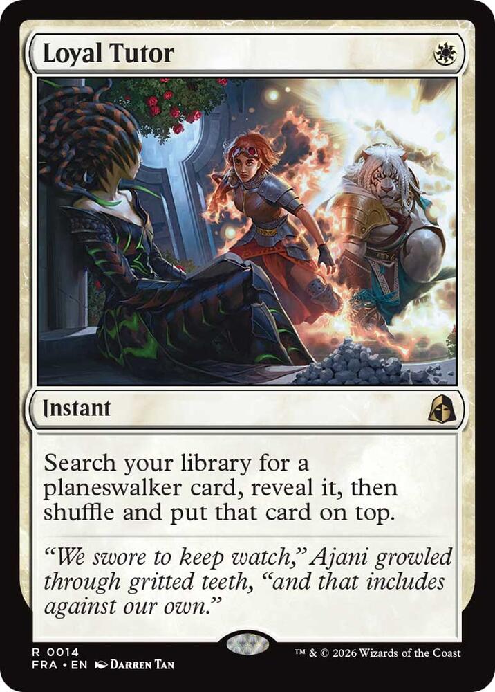 Loyal Tutor (14) [Reality Fracture] | Boutique FDB TCG