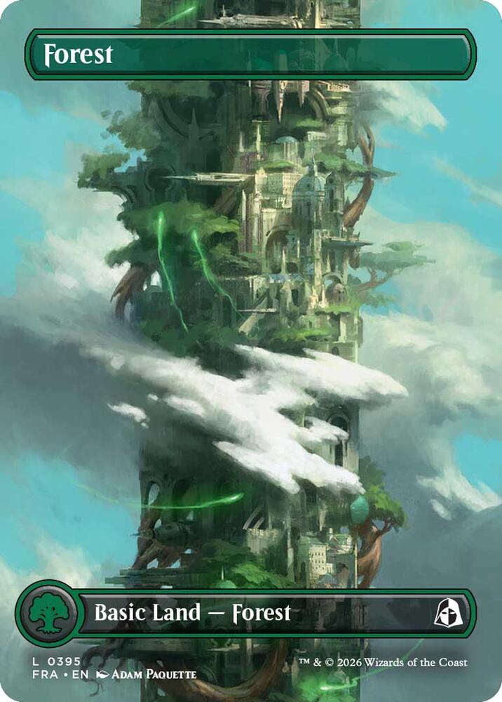Forest (Borderless) (0395) [Reality Fracture] | Boutique FDB TCG