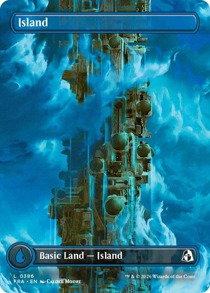 Island (Borderless) (0386) [Reality Fracture] | Boutique FDB TCG
